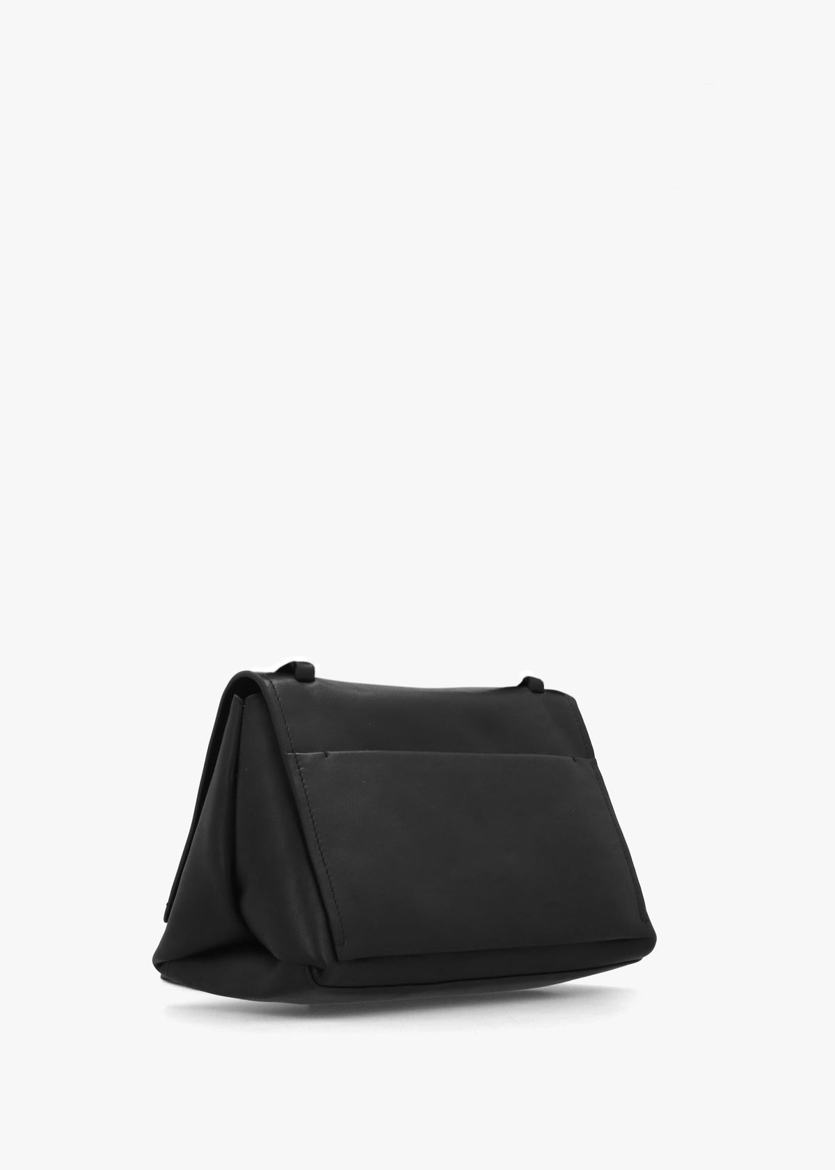 Medium Mercer Street Black Leather Shoulder Bag