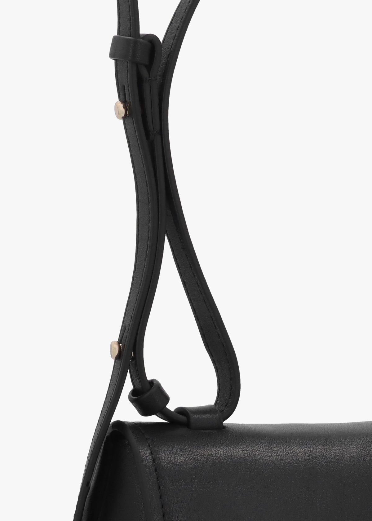 Medium Mercer Street Black Leather Shoulder Bag