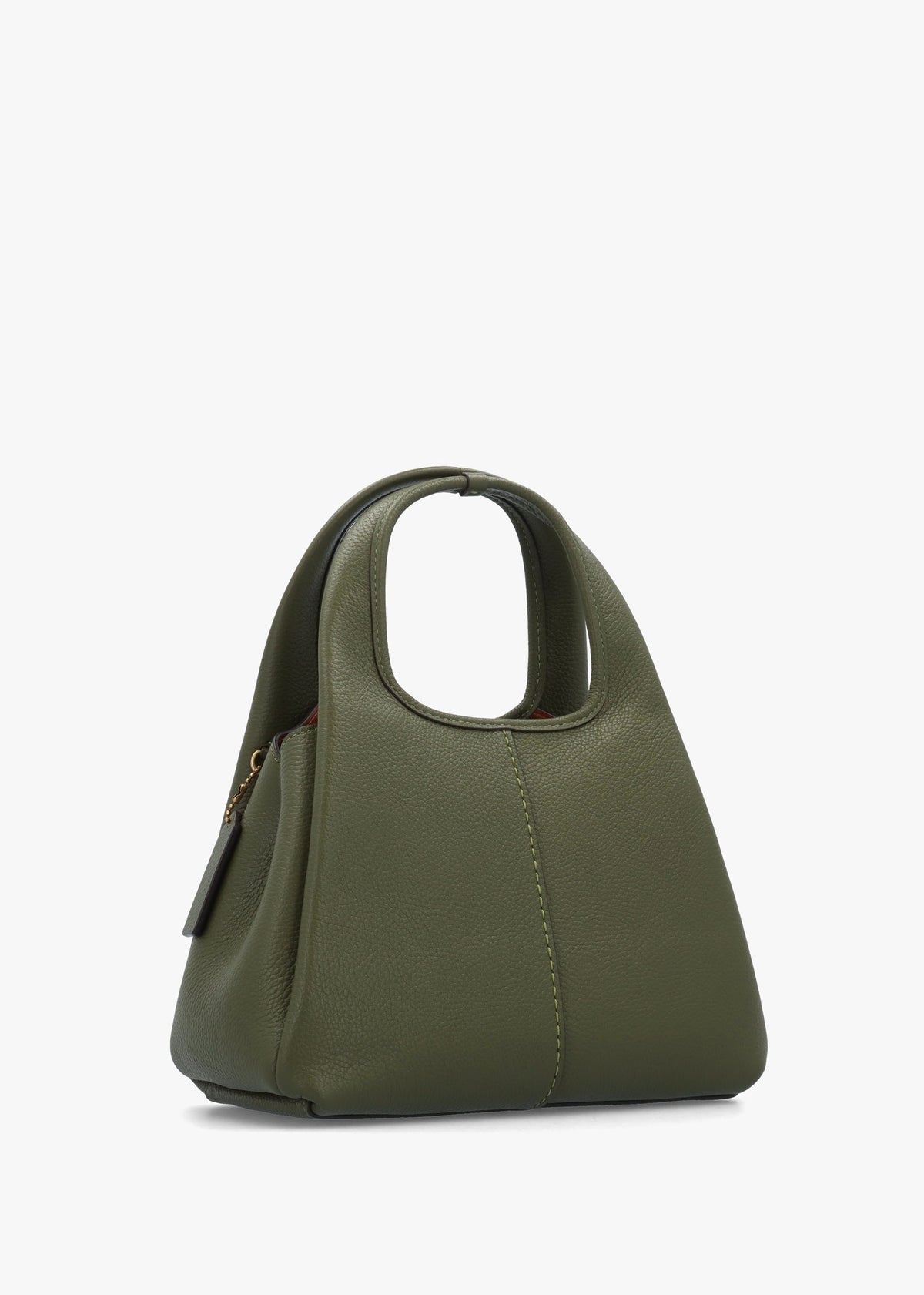 Lana 23 Olive Leather Shoulder Bag