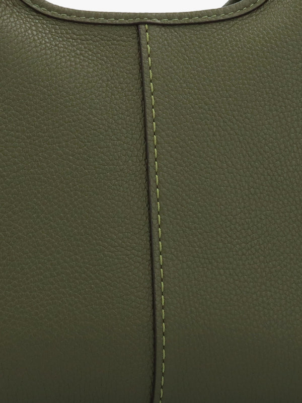 Lana 23 Olive Leather Shoulder Bag