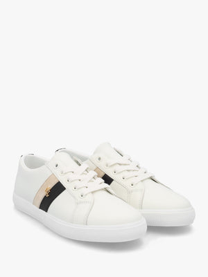 Janson II White Leather Low Top Trainers