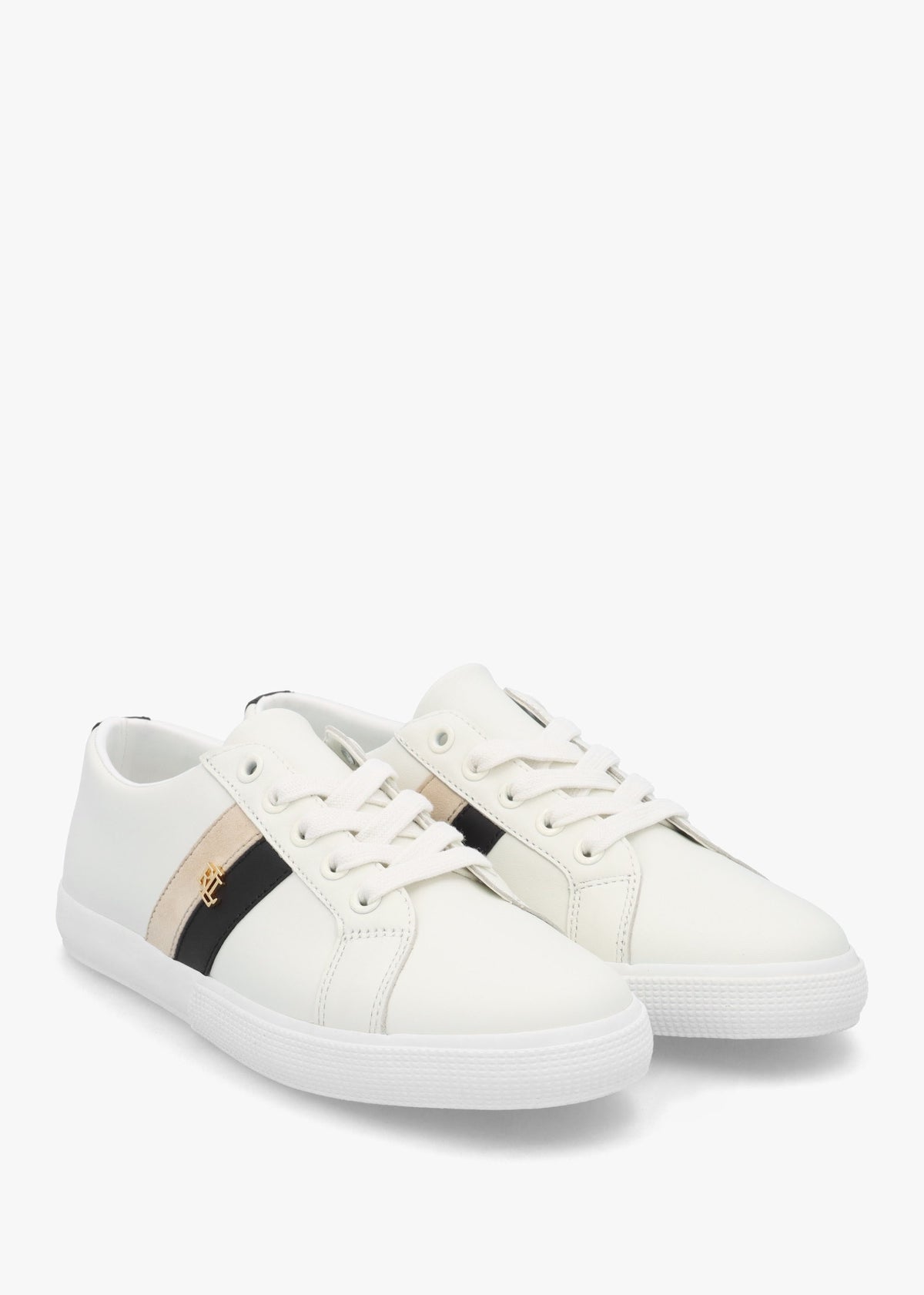 Janson II White Leather Low Top Trainers