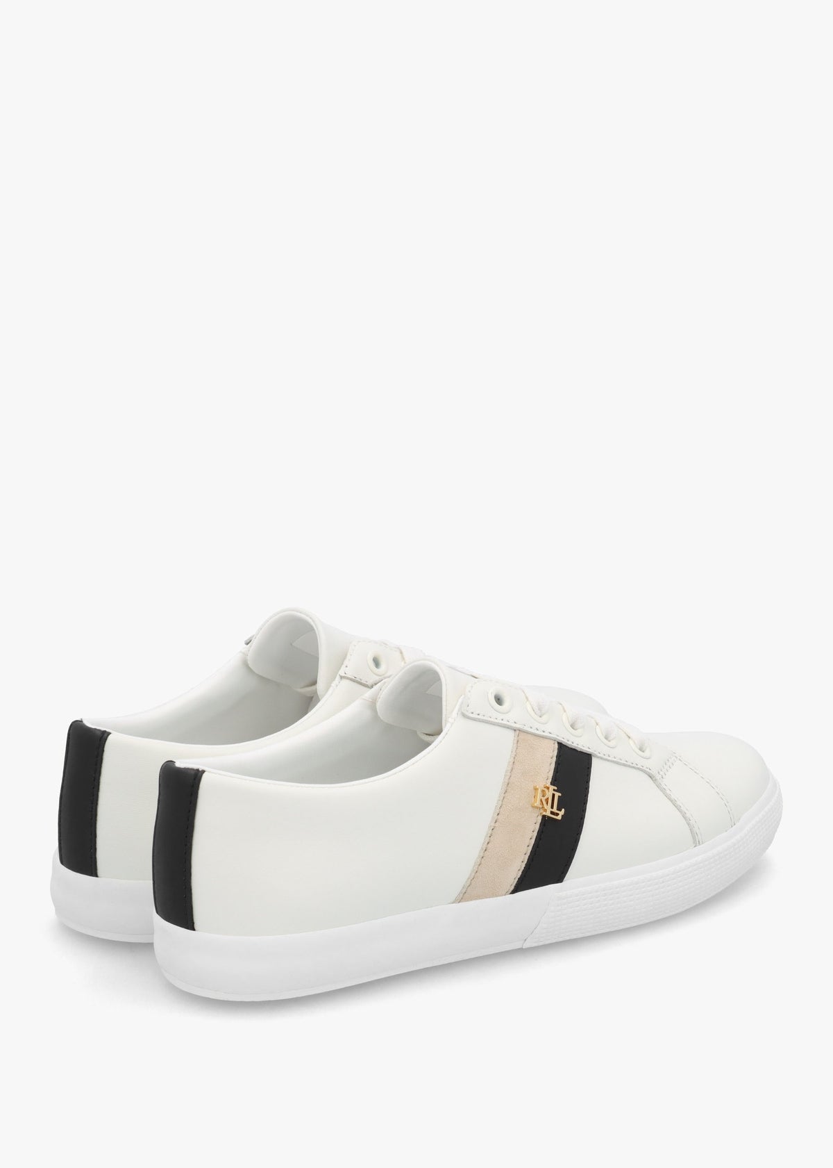 Janson II White Leather Low Top Trainers