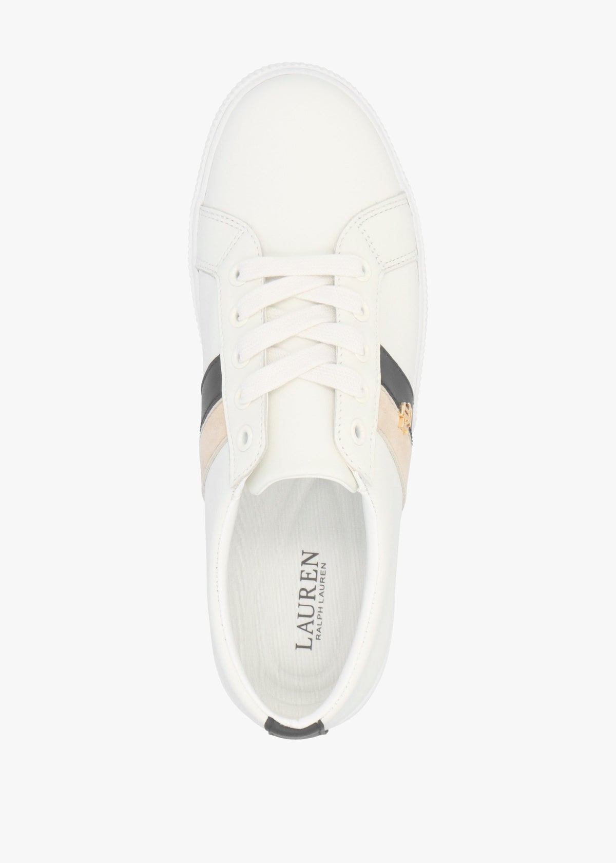 Janson II White Leather Low Top Trainers