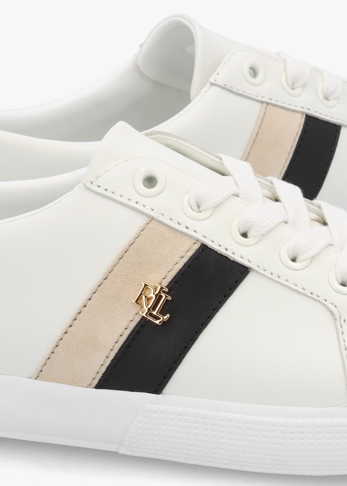 Janson II White Leather Low Top Trainers