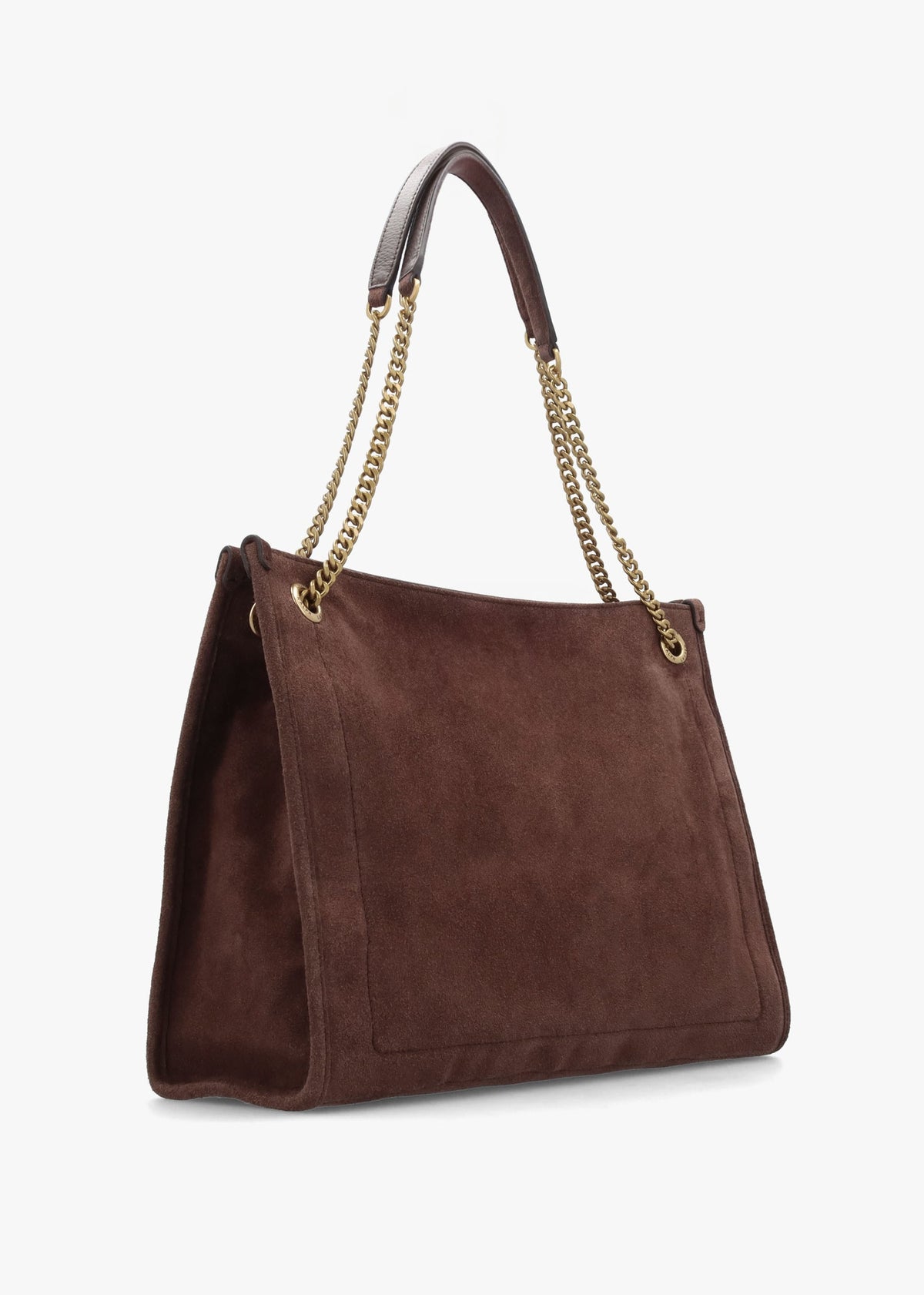Large Bradley Brown Suede Shopper Tote Bag