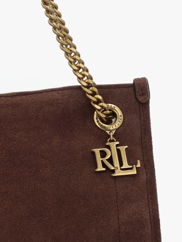 Large Bradley Brown Suede Shopper Tote Bag