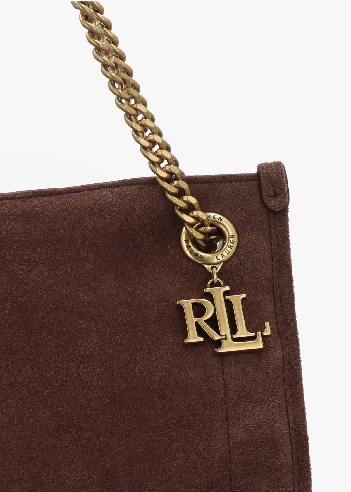 Large Bradley Brown Suede Shopper Tote Bag