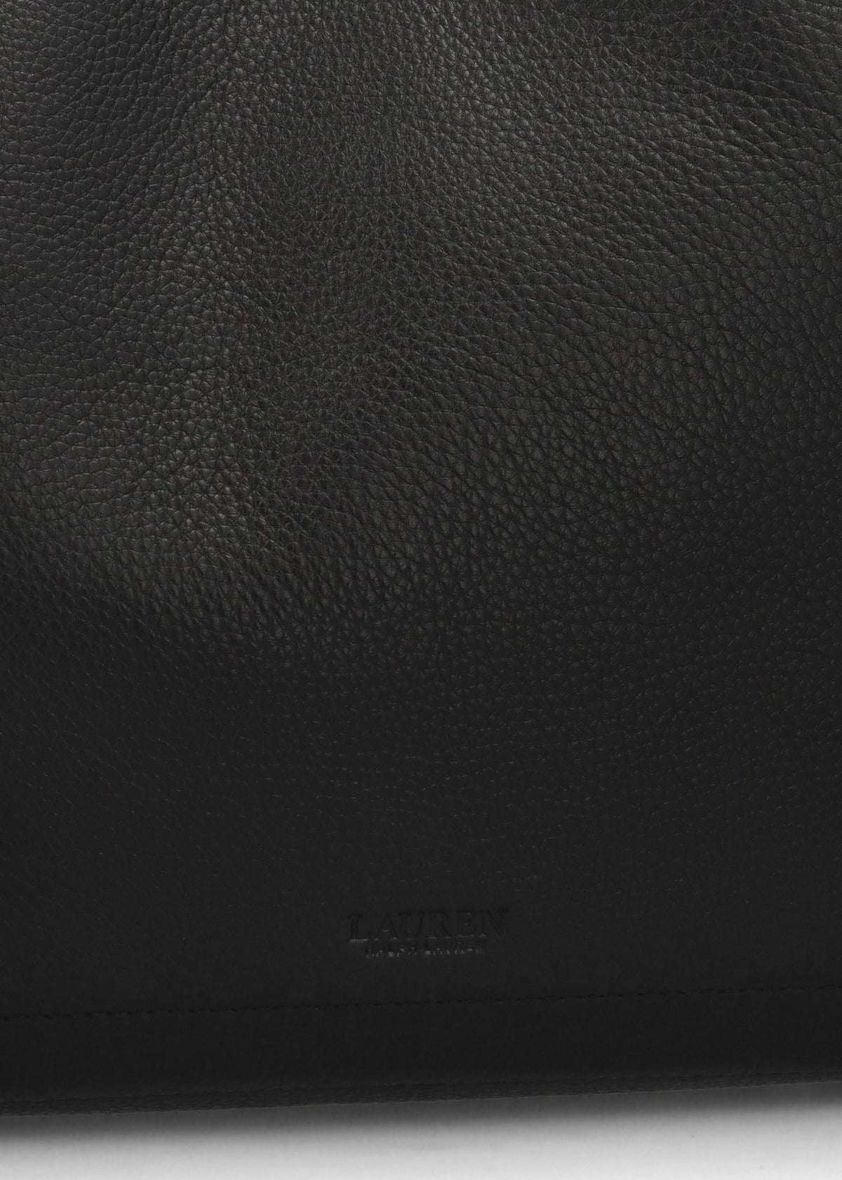 Large Bradley Black Leather Shopper Tote Bag