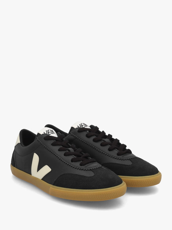 Women's Volley O.T Leather Black Pierre Trainers