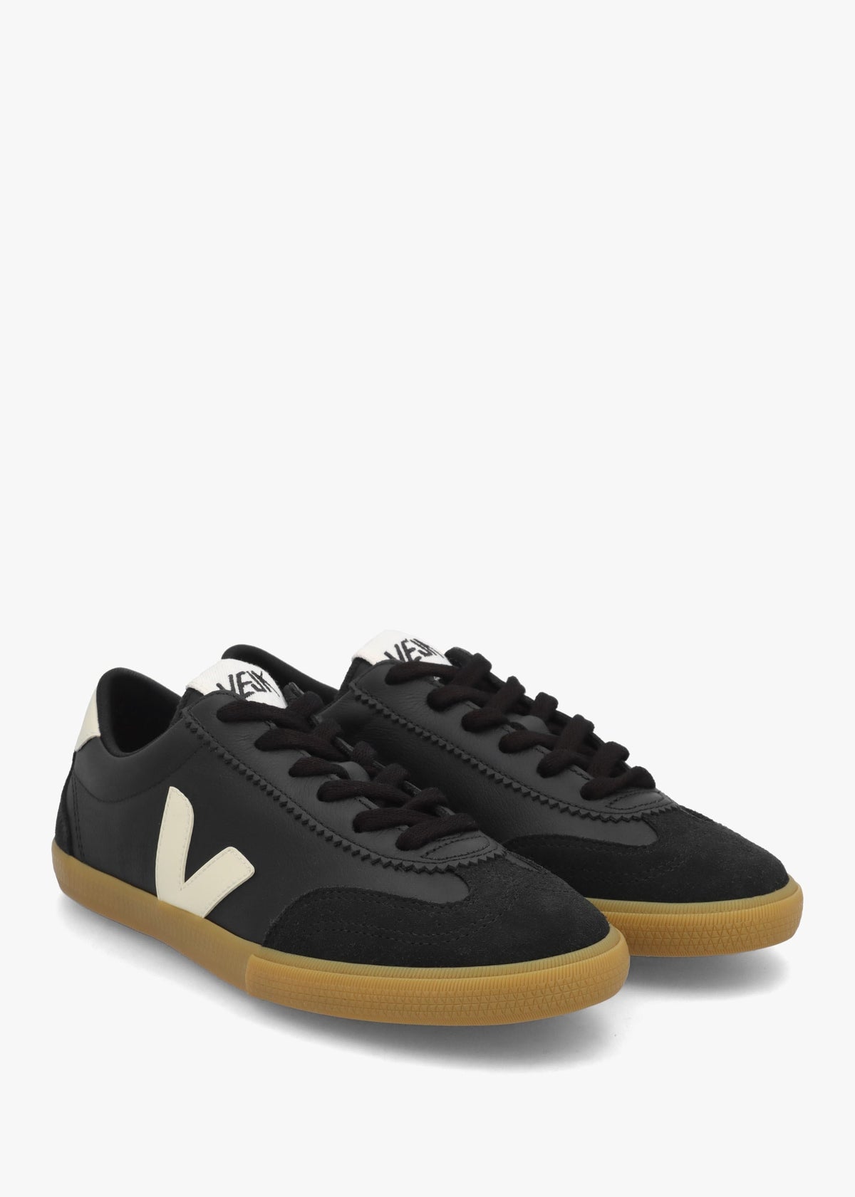 Women's Volley O.T Leather Black Pierre Trainers