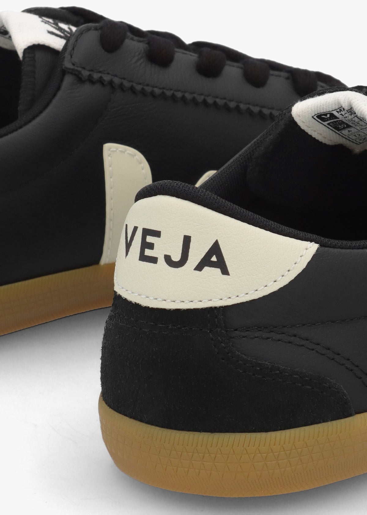 Women's Volley O.T Leather Black Pierre Trainers