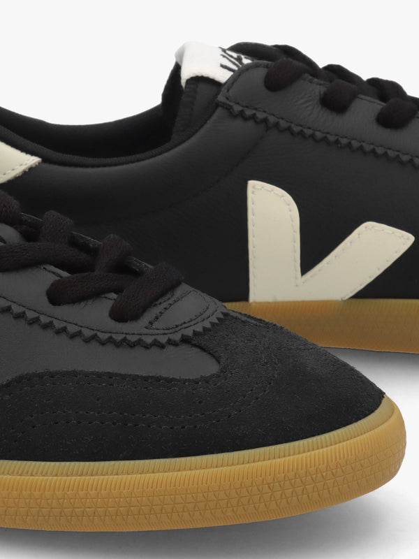 Women's Volley O.T Leather Black Pierre Trainers