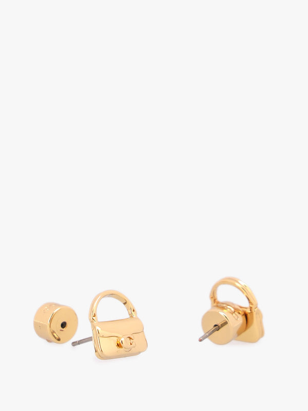 Tabby Bag Gold Stud Earrings