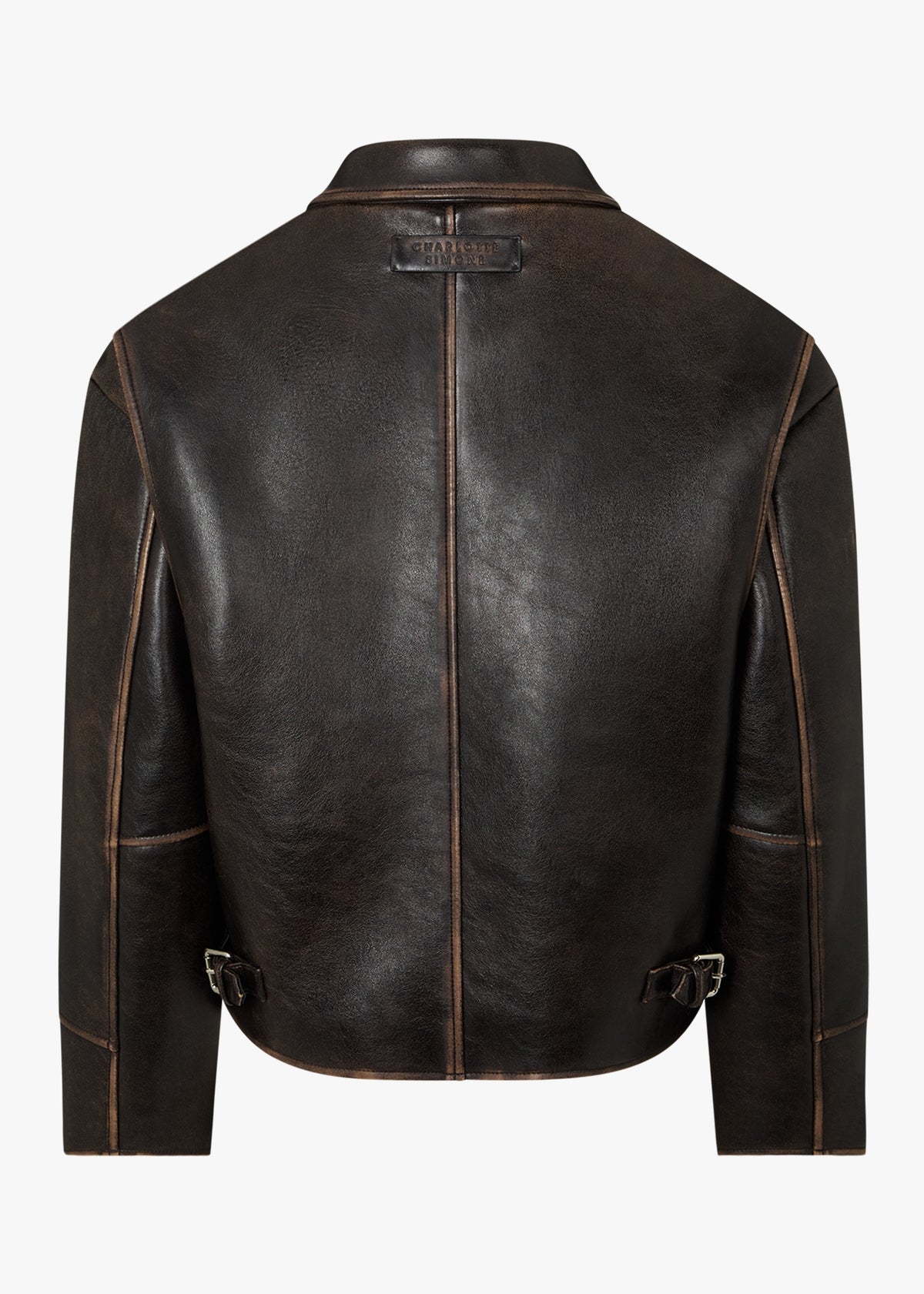 Dylan Brown Faux Fur Collar Aviator Jacket