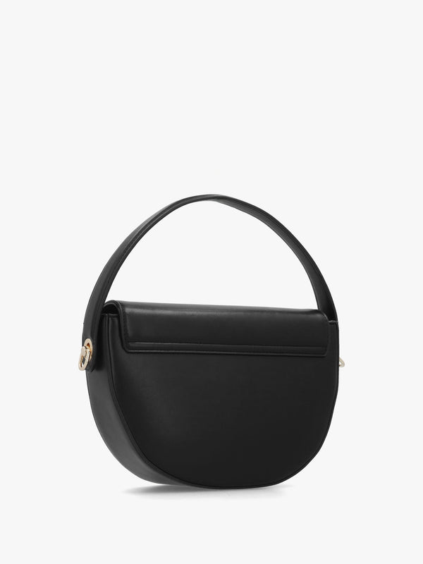 Wannabe Front Flapover Nero Dome Bag