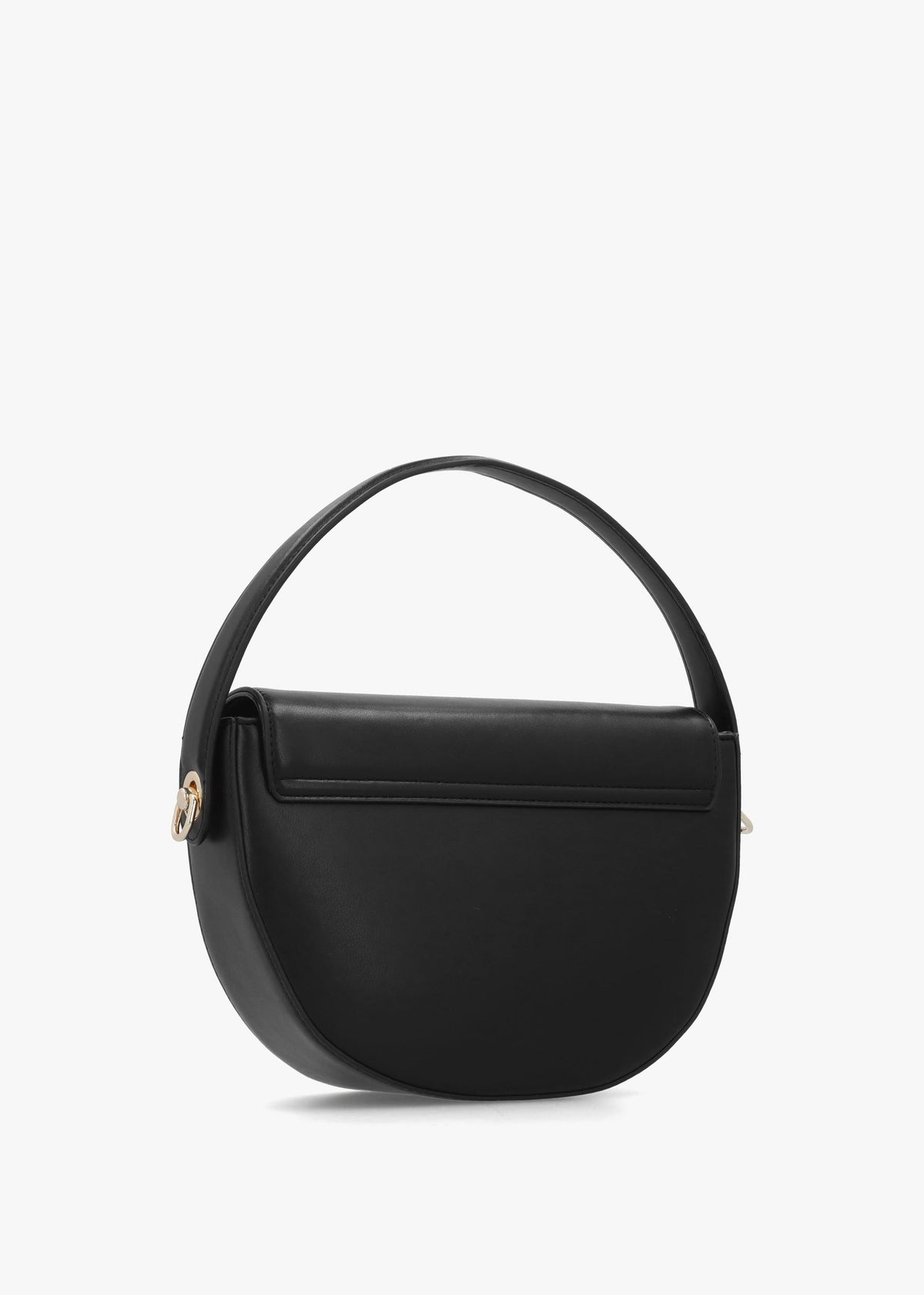 Wannabe Front Flapover Nero Dome Bag