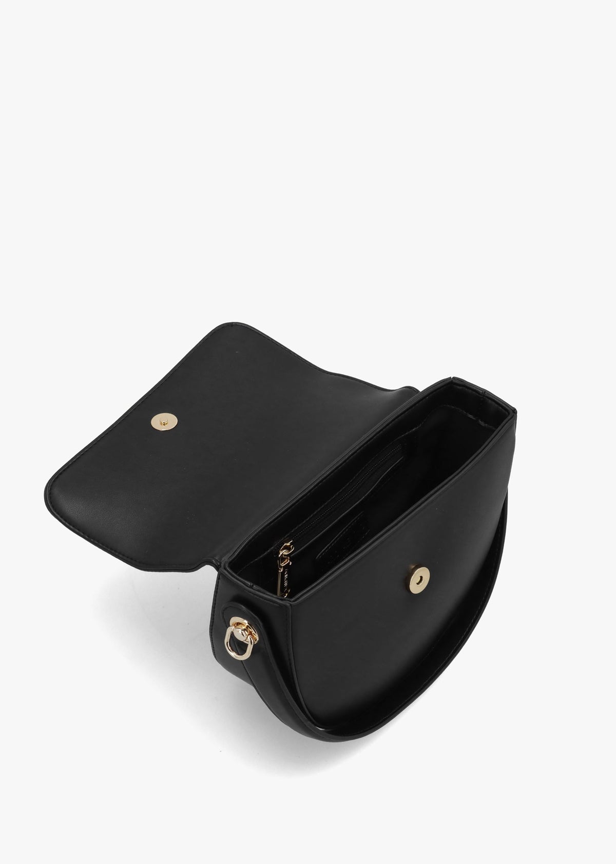 Wannabe Front Flapover Nero Dome Bag