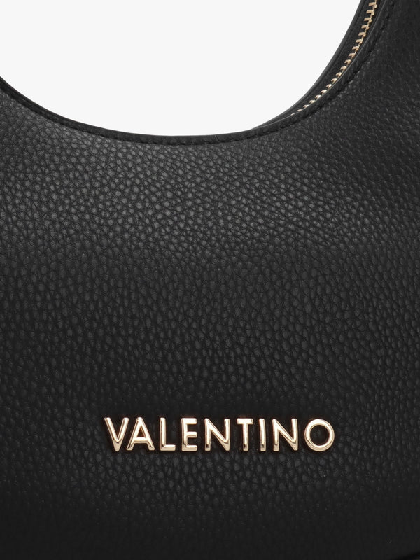 Shelby Nero Logo Letter Hobo Bag