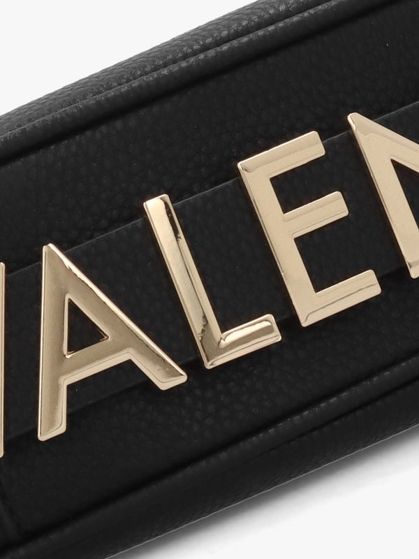 Shelby Nero Logo Letter Hobo Bag