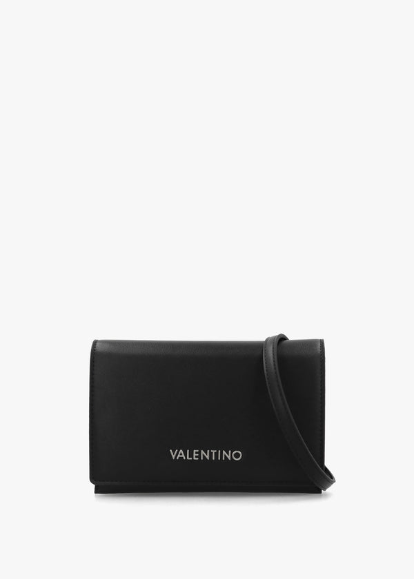 Ember Nero Smooth Front Flap Cross-Body Bag