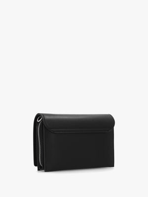 Ember Nero Smooth Front Flap Cross-Body Bag