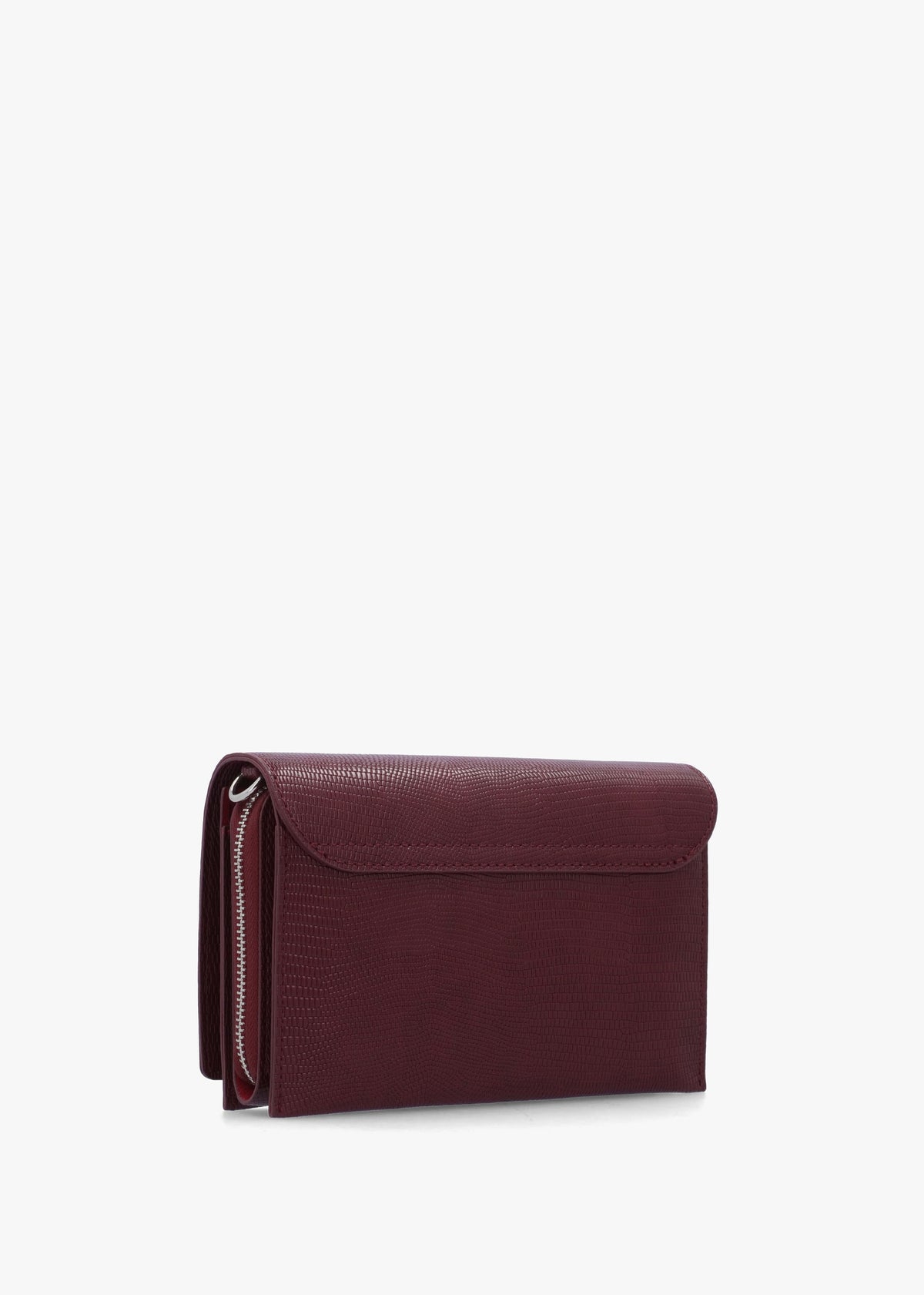Ember Prugna Reptile Front Flap Cross-Body Bag