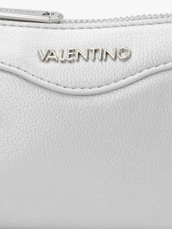 Elly Argento Logo Strap Shoulder Bag