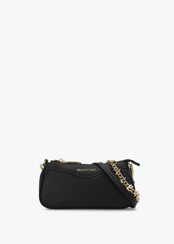 Elly Nero Logo Strap Shoulder Bag