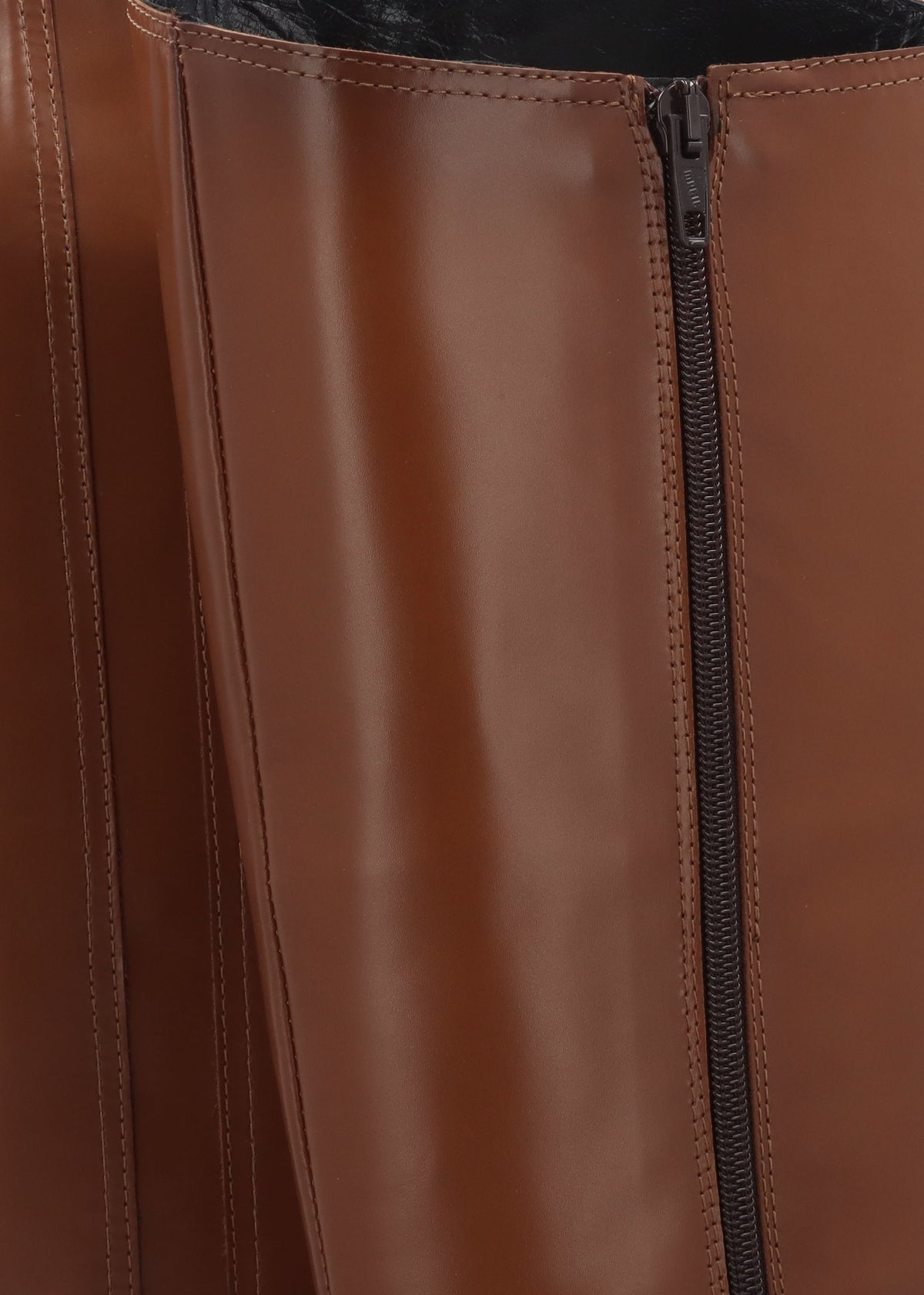 Neve Tan Leather Ankle Strap Riding Boots