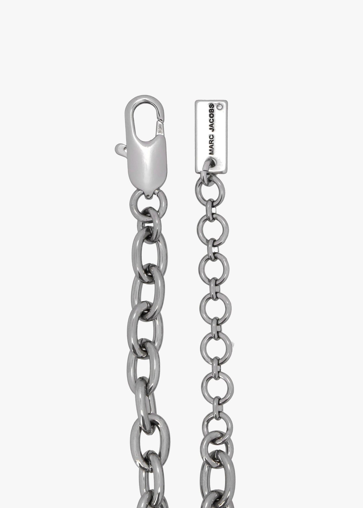 The Sticker Charm Statement Silver Necklace