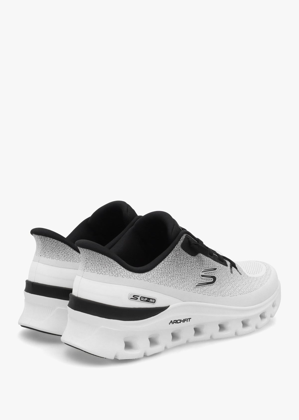 Men’s Slip-Ins Arch Fit Glide-Step Pro White Black Trainers