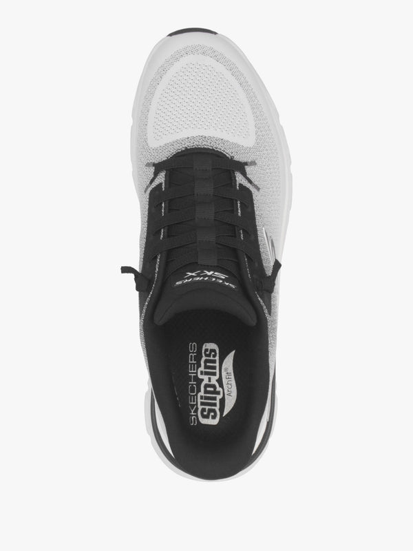 Men’s Slip-Ins Arch Fit Glide-Step Pro White Black Trainers