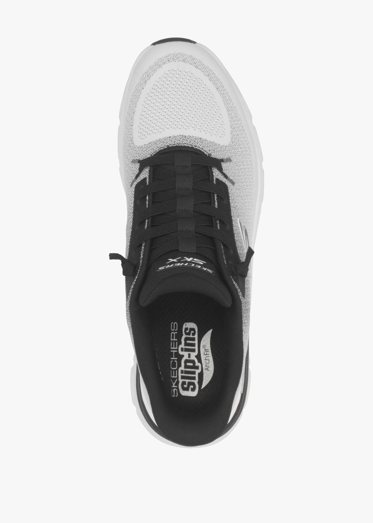 Men’s Slip-Ins Arch Fit Glide-Step Pro White Black Trainers