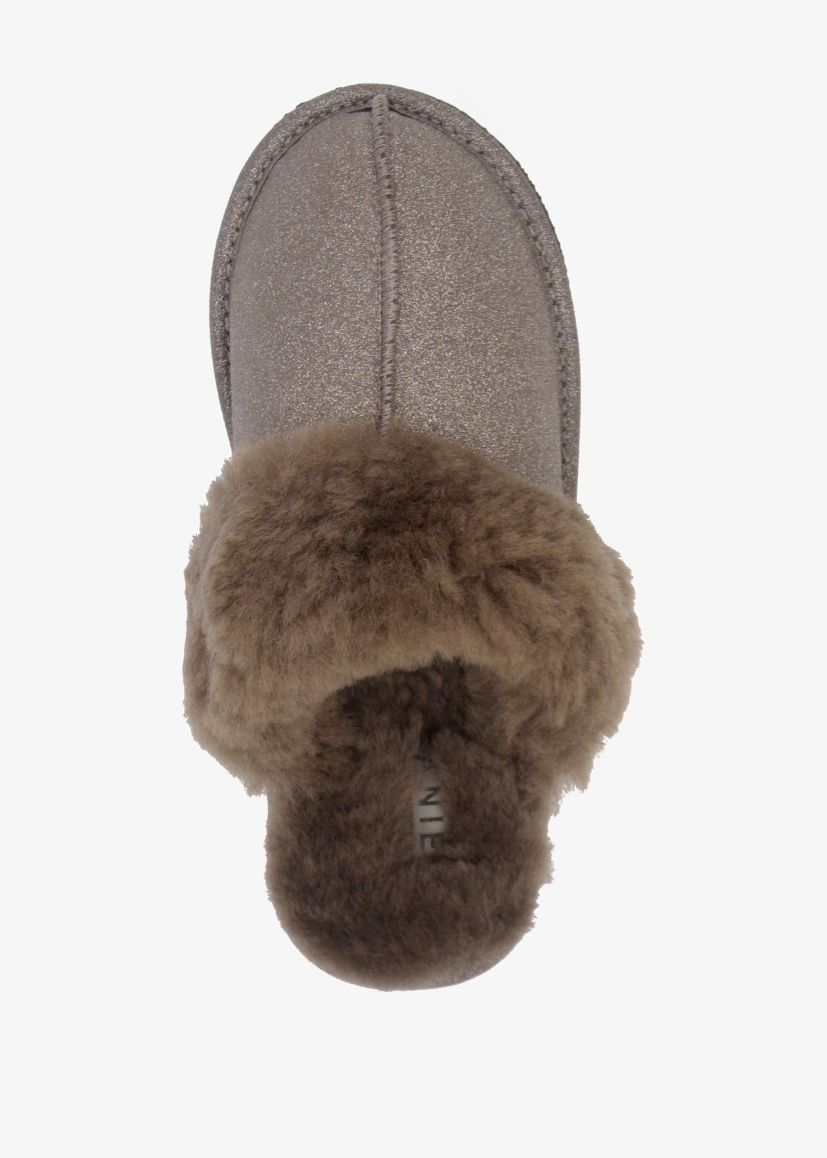 Soglit Taupe Sheepskin Slippers