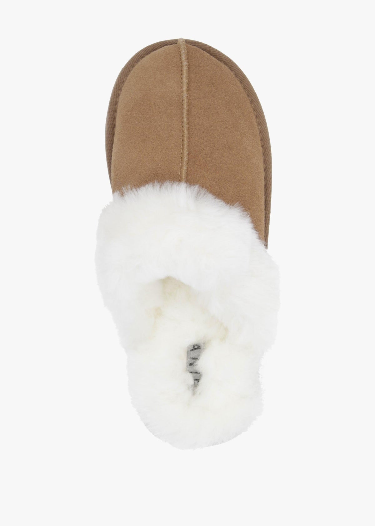 Shut Platform Tan Twinface Sheepskin Slippers