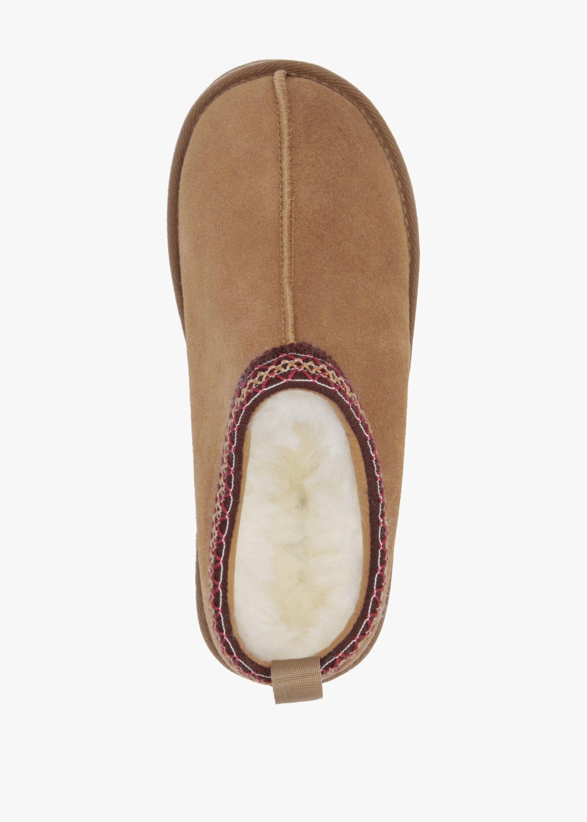 Somolly Aztec Tan Suede Shearling Slippers