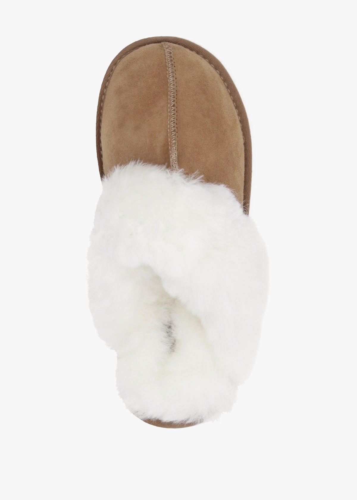 Shut Tan Sheepskin Twinface Slippers
