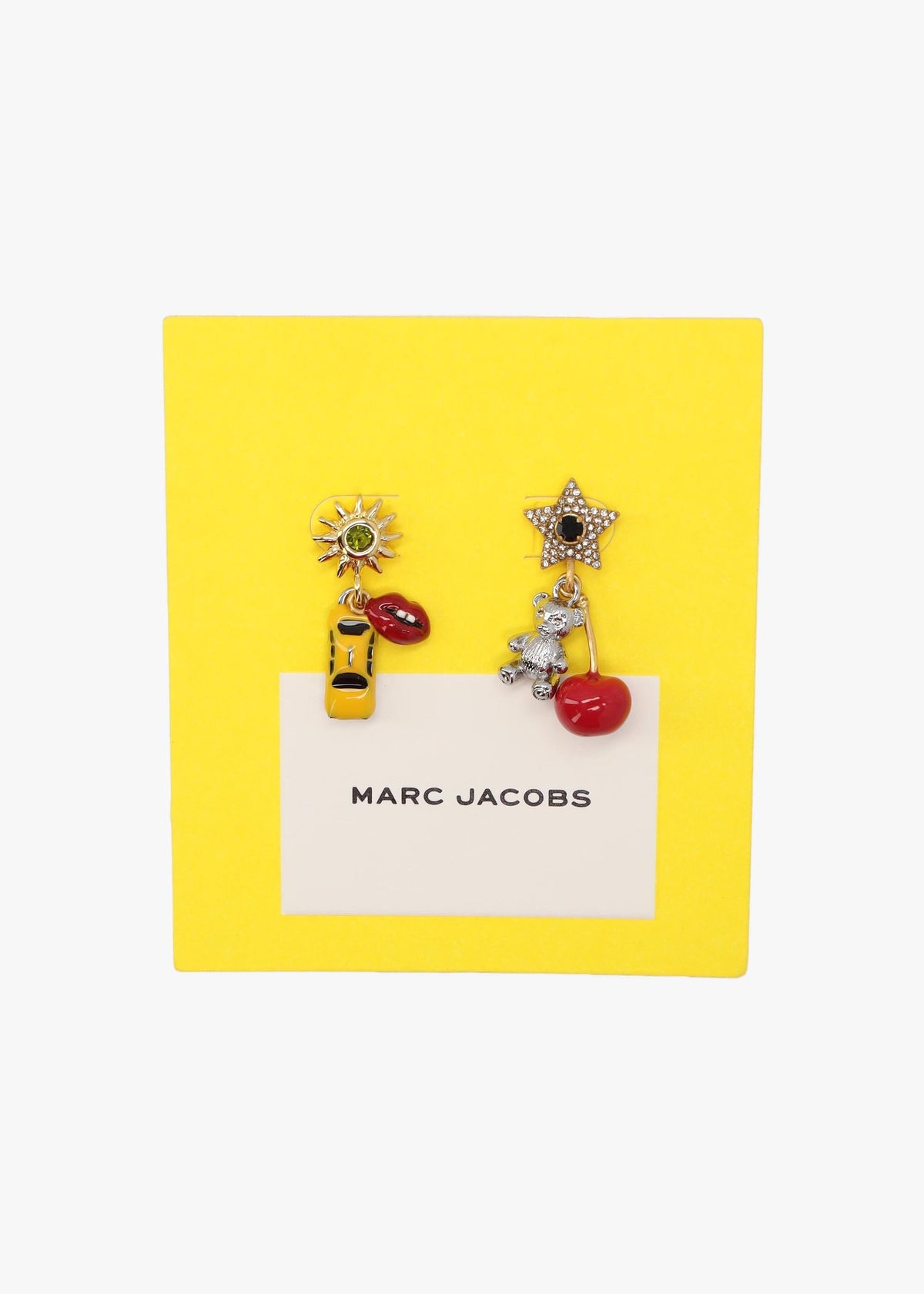 The Crystal Trinket Charm Silver Multi Earrings