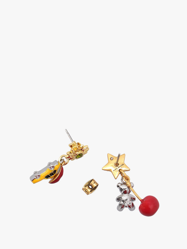 The Crystal Trinket Charm Silver Multi Earrings
