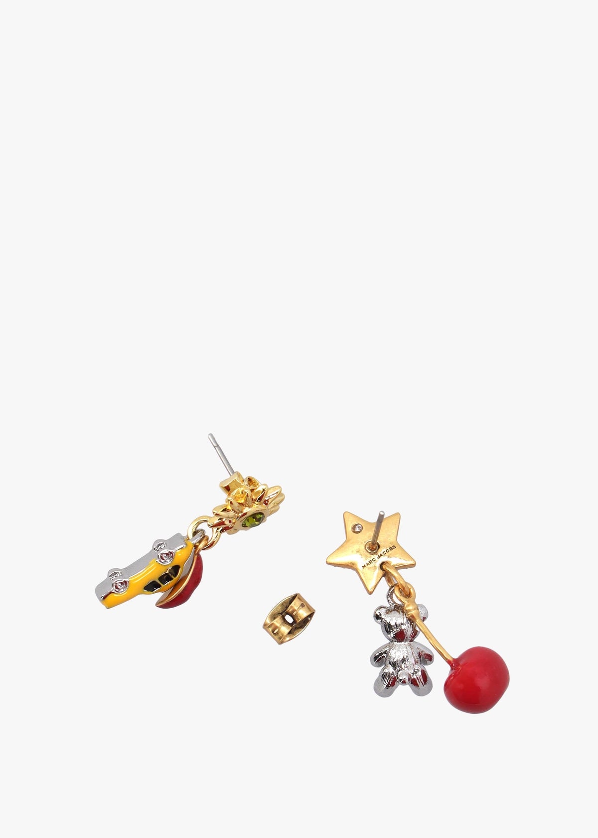 The Crystal Trinket Charm Silver Multi Earrings