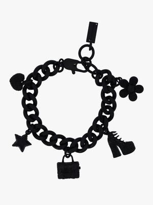 The Pave Mini Icon Black Crystal Bracelet