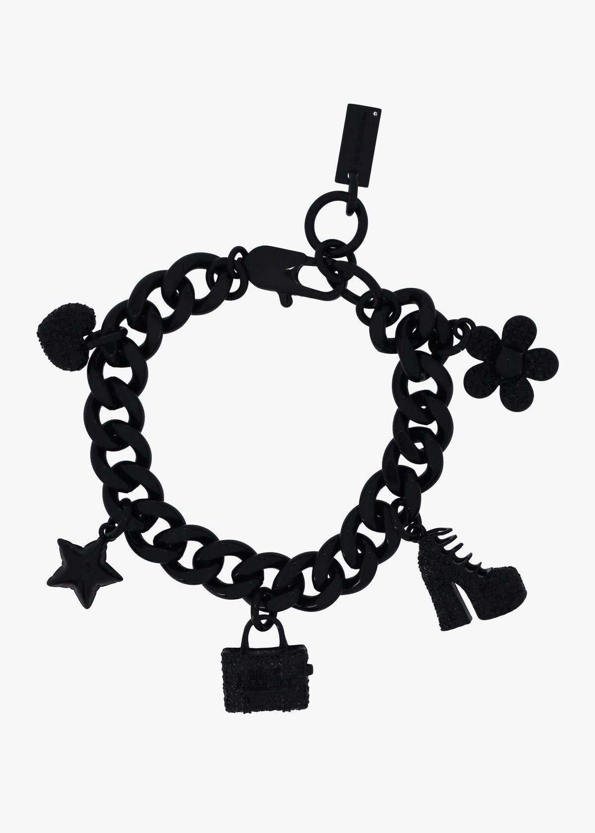 The Pave Mini Icon Black Crystal Bracelet