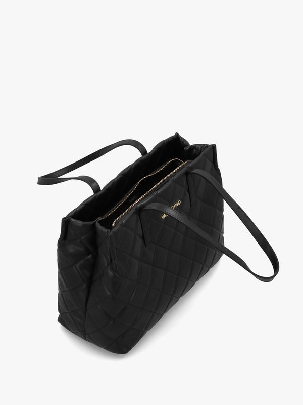 Ocarina Nero Diamond Quilt Tote Bag