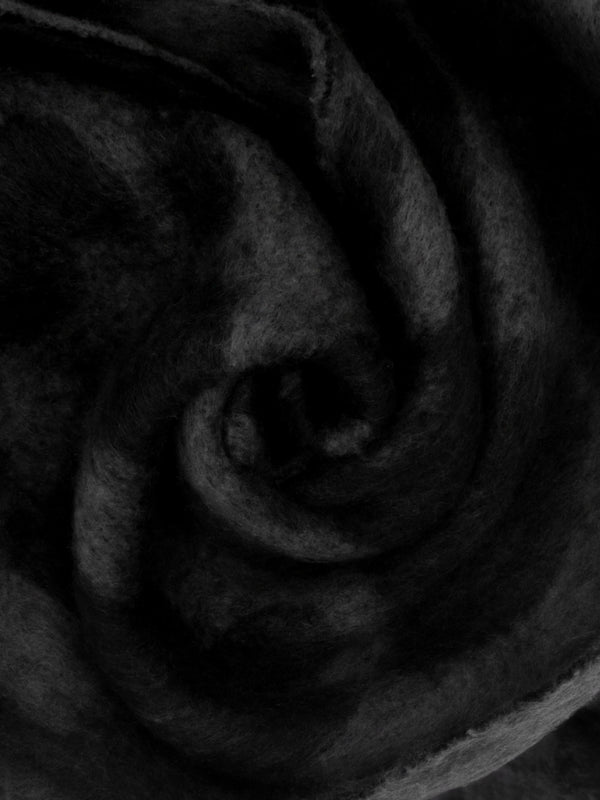Diana Black Leopard Print Scarf