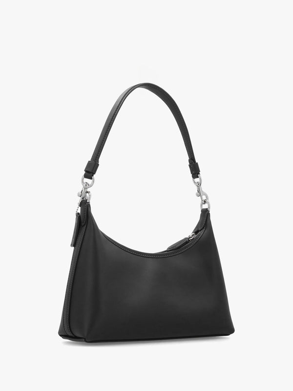 Juliet 25 Black Leather Shoulder Bag