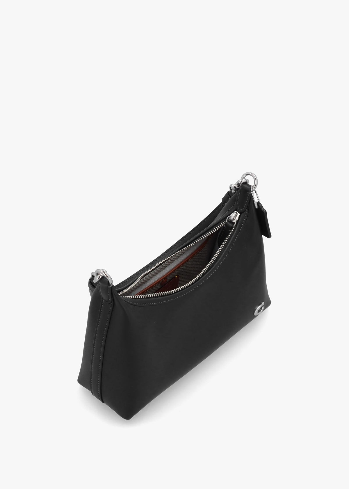 Juliet 25 Black Leather Shoulder Bag