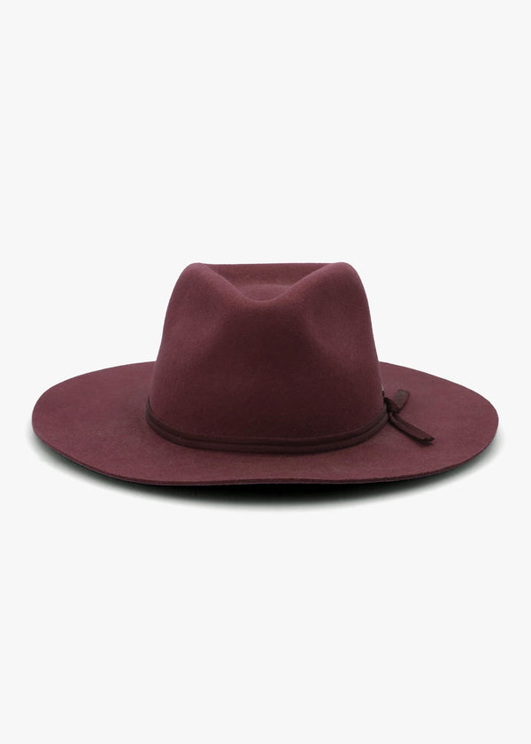 Women's Cohen Mahogany Cowboy Fedora
