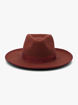 Women's Reno Henna Red Fedora