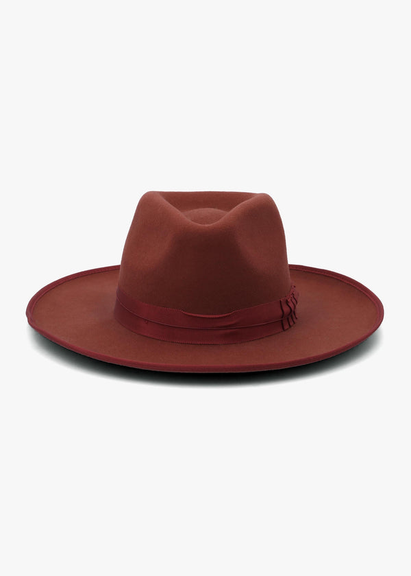 Women's Reno Henna Red Fedora